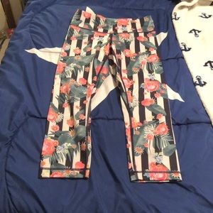 Cute work out Capri  leggings